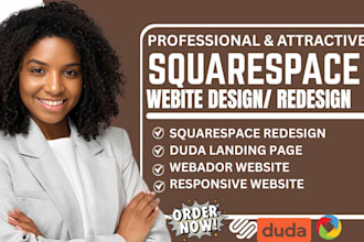 design or redesign squarespace website duda website redesign webador website