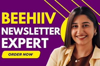setup beehiiv newsletter and beehive landing page
