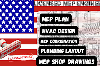 prepare detailed mep shop drawings and engineering documentation