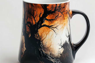 design awesome custom mug design