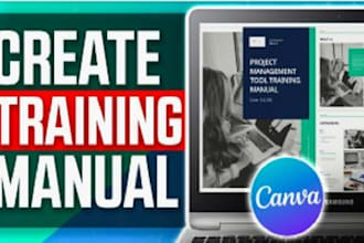 create a PDF training manual course, llp, business plan, amazon kpdf, sop