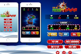 design stylized aaa 2d game UI, hud, gui and game interface for mobile, PC game