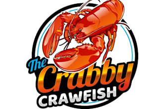 design wonderful lobster logo for your business