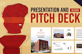 design an investor ready startup pitch deck for fundraising