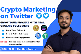 crypto marketing on x twitter fast promotion and organic followers