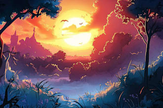 do amazing background art