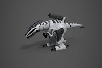 design custom rc robot toy with aticulation,android,controllable toy,stl,3dprint