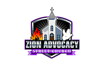 create creative and good looking church logo design