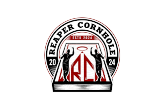 create wonderful and excellent cornhole logo design