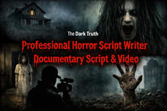 write a professional script for your youtube horror document