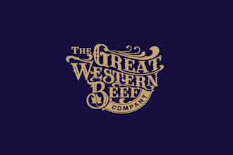 design a modern beef company logo for your startup
