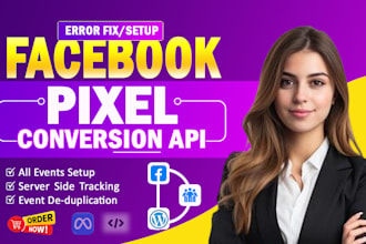 setup facebook pixel and conversion API with event tracking