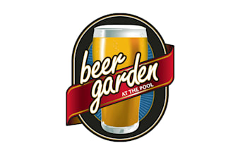 design a modern beer garden logo