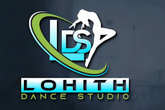 design a modern classic dance studio logo for your brand