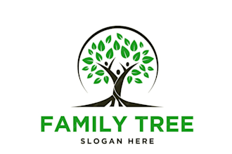 design top quality wonderful tree service logo