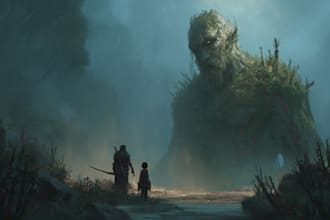 create fantasy environment concept art