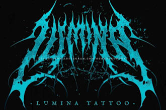 design a stunning symphonic metal logo for your band