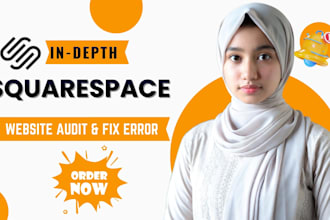 do in depth squarespace website audit and help to rank