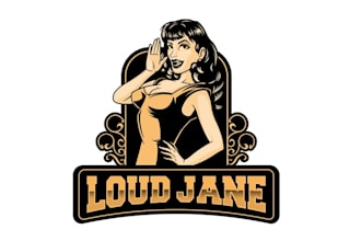 design a worldwide powerful logo for loud jane