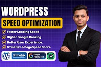 do wordpress speed optimization and fix website speed issues