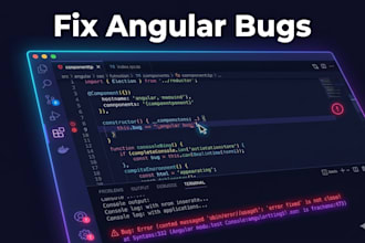fix angular, javascript, HTML, CSS or typescript bugs
