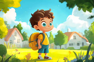 design children book illustrations and kids story book