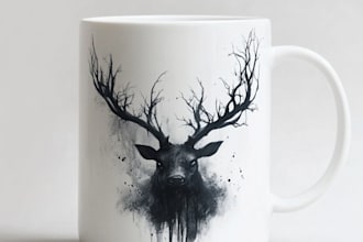 make a awesome custom mug design