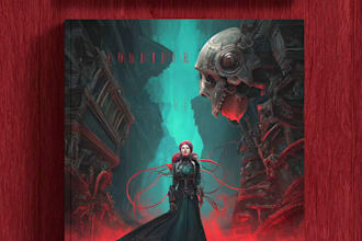 design fantasy, sci fi, horror and dystopian book cover art
