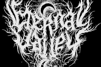 design a unique folk metal logo for your band