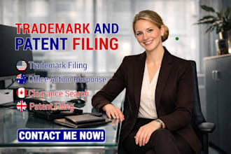 help with trademark registration in the USA and UK, including trademark search