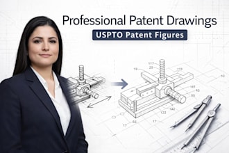 design uspto patent drawings, patent figures, utility patent