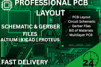 design professional pcb layout and schematic