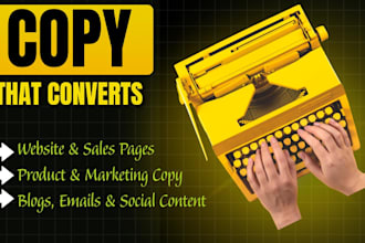 write SEO website copy, blogs, and content for your business