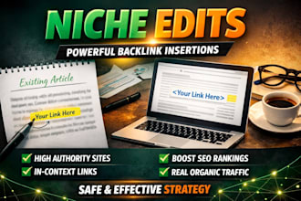 provide high authority niche edit backlinks for SEO ranking