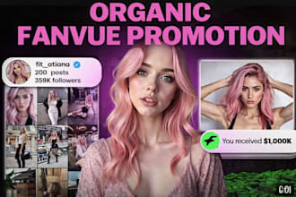 do fanvue promotion to gain real fanvue subcriber x promotion
