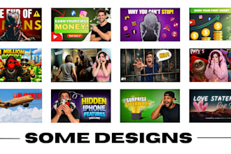 design high CTR generic thumbnails