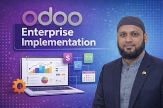 provide odoo enterprise consulting services, implementation, and custom solution