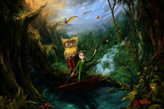 create professional princess fairy tale children book illustration