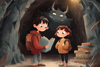 children book illustration and kids book illustration