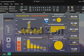 create professional dashboard, data analysis, and reports