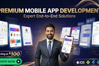 build mobile app development android ios app development, flutter developer