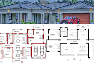 do 2d autocad floor plan, architecture 2d floor plan design