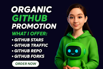 do expert organic promotion to promote your github project