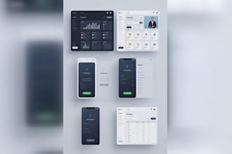 design modern ui ux website landing page in figma