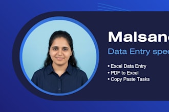 do professional data entry and copy paste tasks