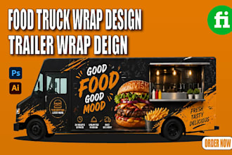 design professional  truck and trailer wrap design