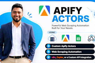 build custom apify actors for web scraping automation