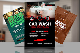 design a marketing flyer, business flyer, and pamphlet