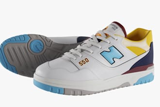 3d shoe model, 3d footwear, sneaker design and animation for manufacture