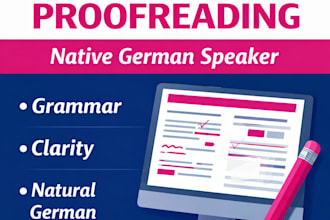 proofread your german website for grammar and clarity